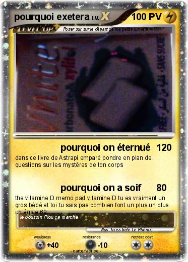 Pokemon pourquoi exetera