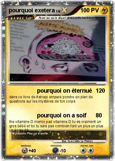 Pokemon pourquoi exetera
