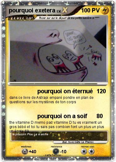 Pokemon pourquoi exetera