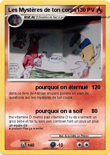 Pokemon Les Mystères de ton corps