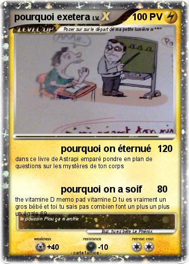 Pokemon pourquoi exetera