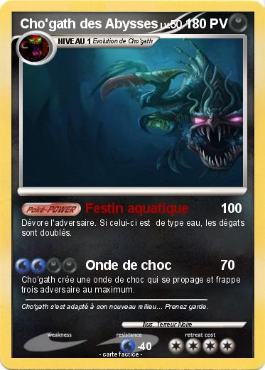 Pokemon Cho'gath des Abysses