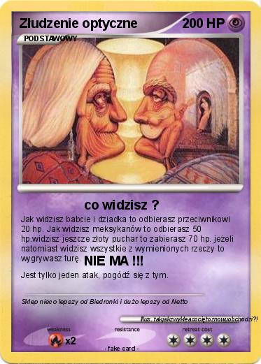 Pokemon Złudzenie optyczne