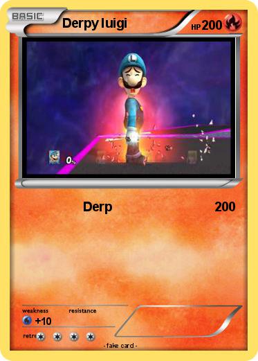 Pokemon Derpy luigi