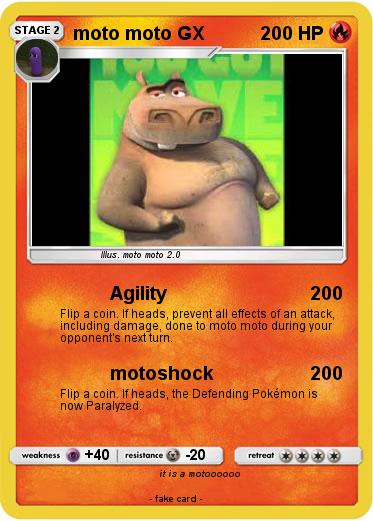 Pokemon moto moto GX