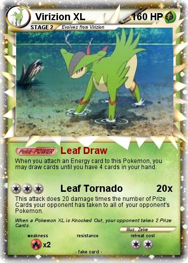 Pokemon Virizion XL
