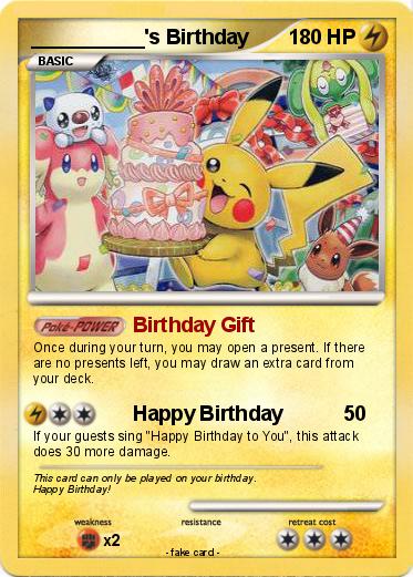 Pokémon s Birthday 2 2 - Birthday Gift.