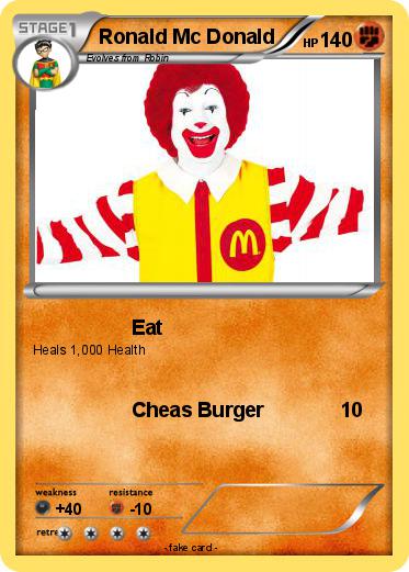 Pokemon Ronald Mc Donald