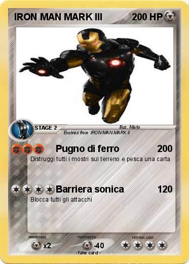 Pokemon IRON MAN MARK III