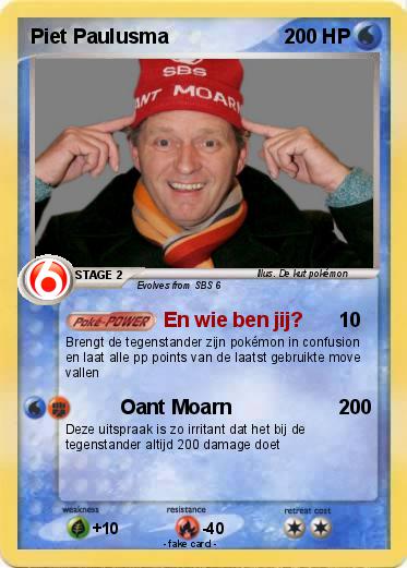 Pokemon Piet Paulusma