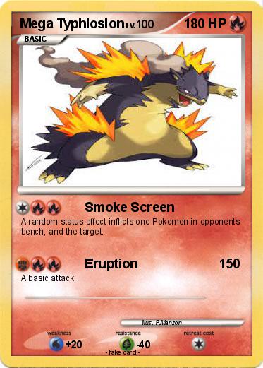 Pokemon Mega Typhlosion