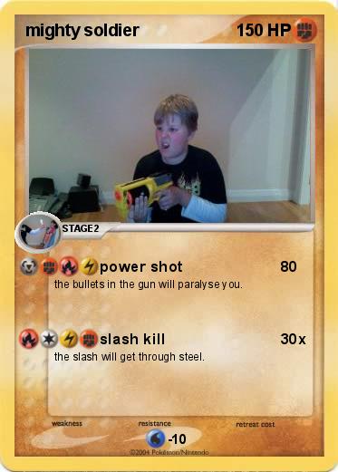 Pokemon mighty soldier
