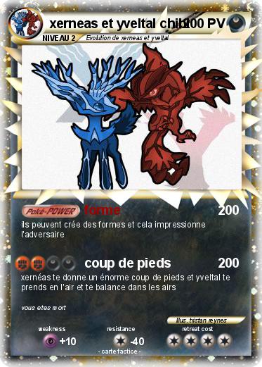 Pokemon xerneas et yveltal chibi
