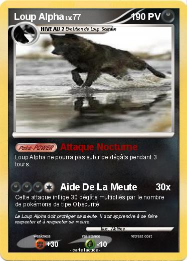 Pokemon Loup Alpha