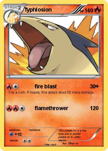 Pokemon Typhlosion