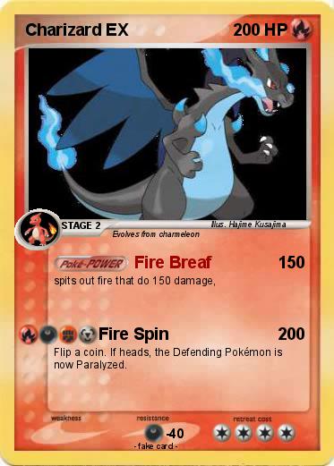 Pokemon Charizard EX