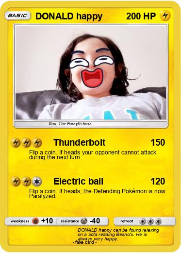 Pokemon DONALD happy