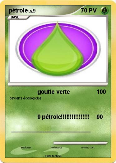 Pokemon pétrole
