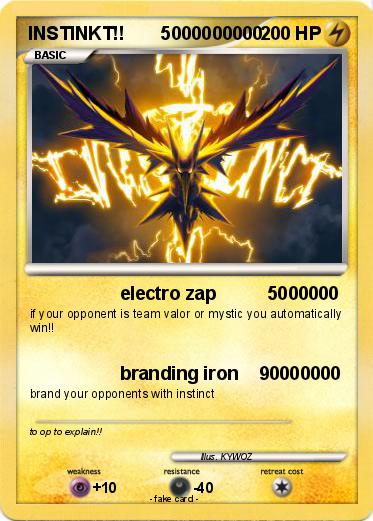 Pokemon INSTINKT!!       5000000000