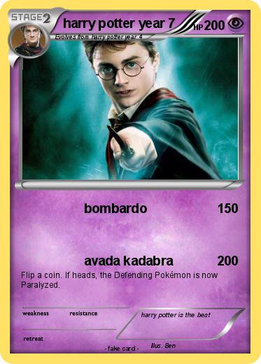 Pokemon harry potter year 7
