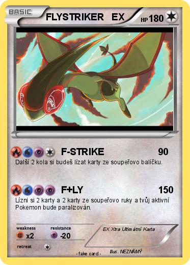 Pokemon FLYSTRIKER   EX