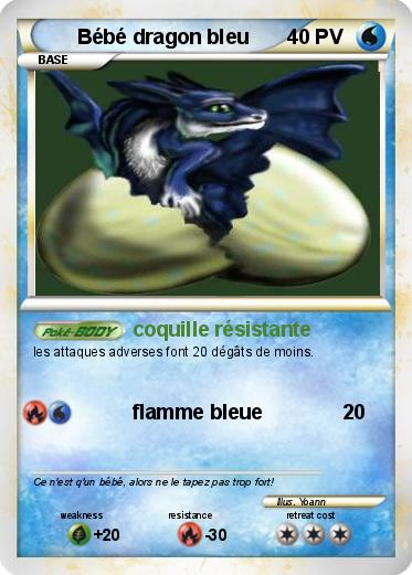 Pokemon Bébé dragon bleu