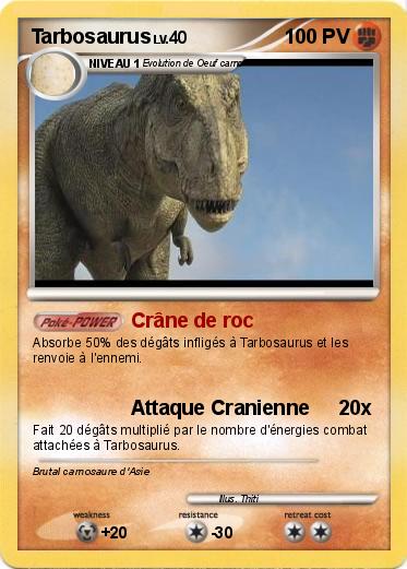 Pokemon Tarbosaurus