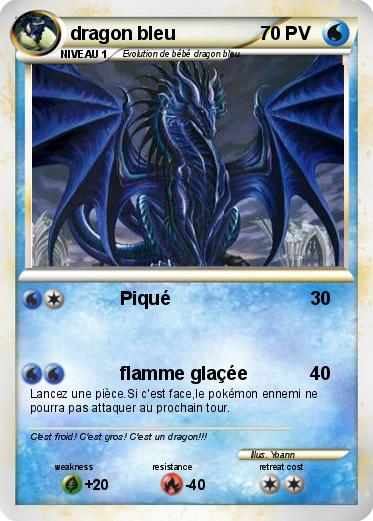 Pokemon dragon bleu