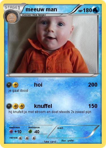 Pokemon meeuw man