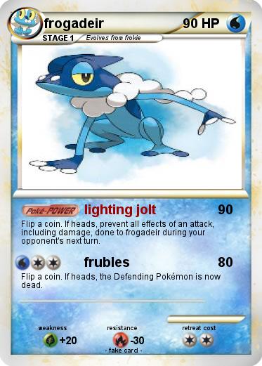 Pokemon frogadeir