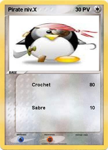 Pokemon Pirate niv.X