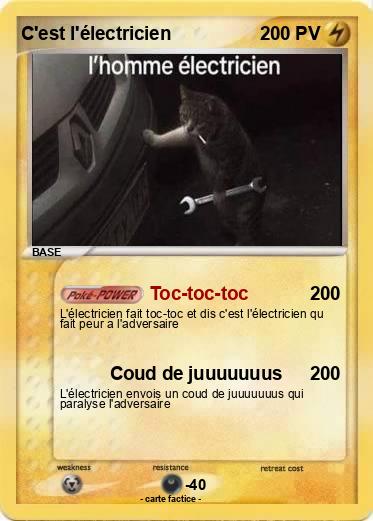 Pokemon C'est l'électricien