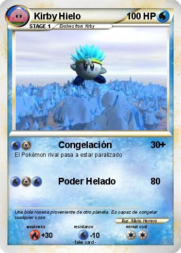Pokemon Kirby Hielo
