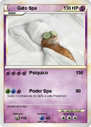 Pokemon Gato Spa