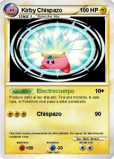 Pokemon Kirby Chispazo
