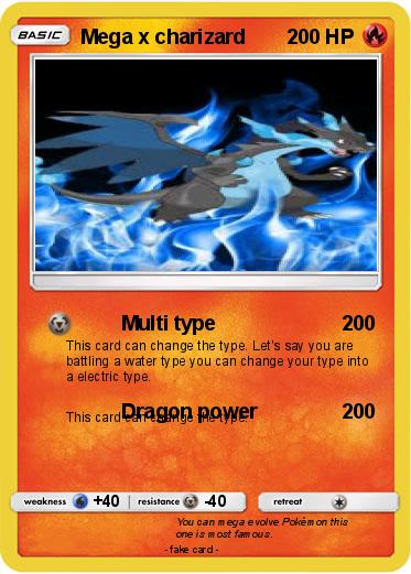 Pokemon Mega x charizard