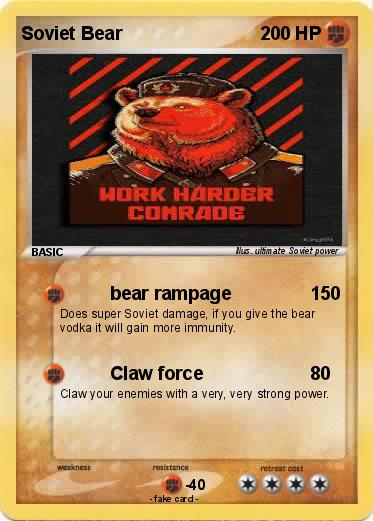 Pokemon Soviet Bear