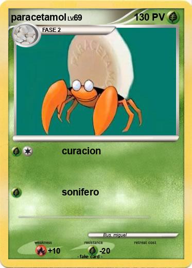 Pokemon paracetamol