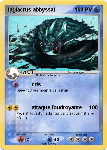 Pokemon lagiacrus abbyssal