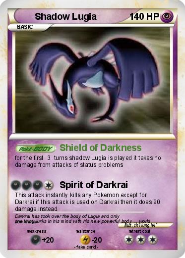 Pokemon Shadow Lugia
