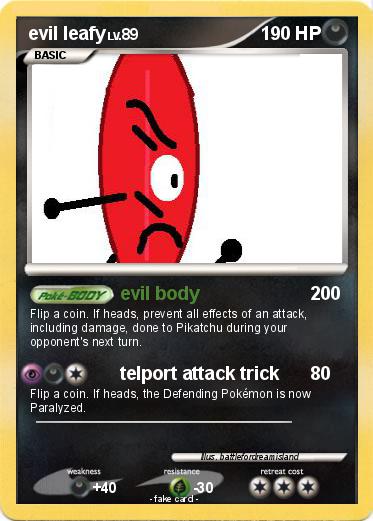 Pokemon evil leafy