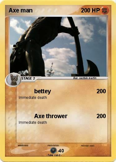 Pokemon Axe man