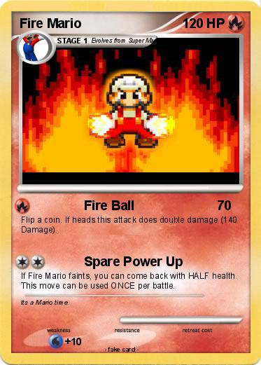 Pokemon Fire Mario