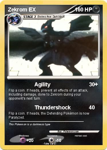 Pokemon Zekrom EX
