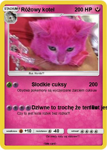 Pokemon Różowy koteł