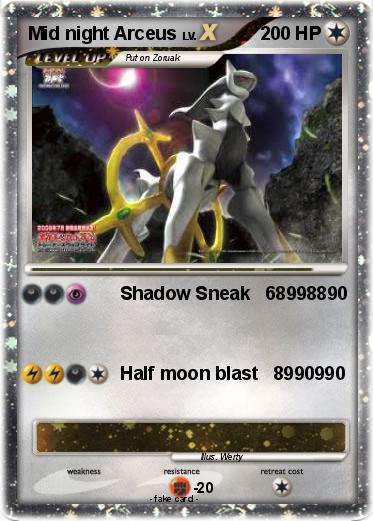 Pokemon Mid night Arceus