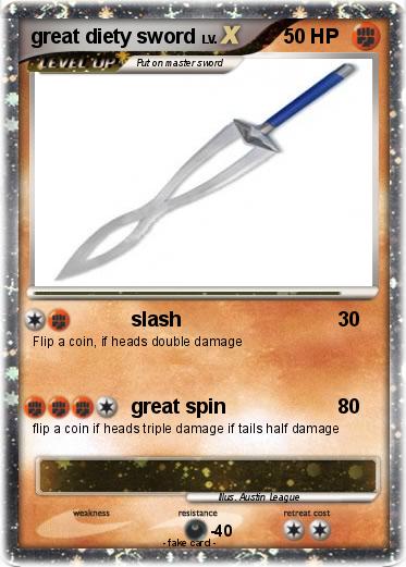 Pokemon great diety sword