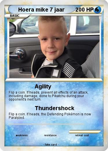 Pokemon Hoera mike 7 jaar