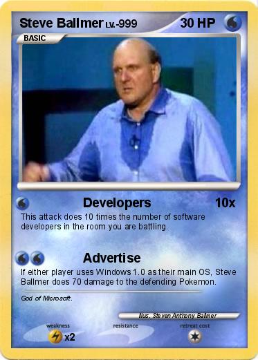 Pokemon Steve Ballmer
