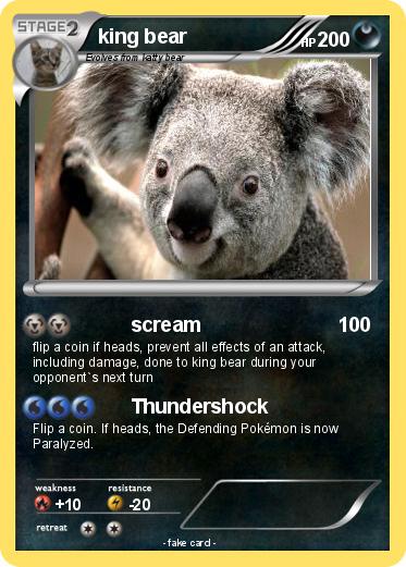 Pokemon king bear